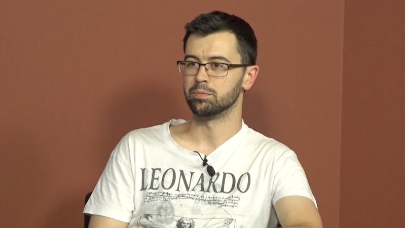 Andreu Llimós al programa "De Vall a Vall" de Televisió del Ripollès.