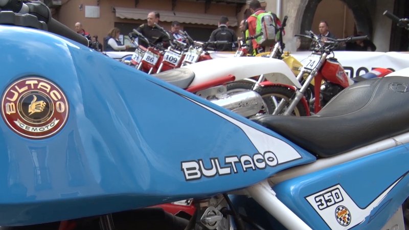 Motos de l'última edició del 2 Dies Trial Santigosa Clàssic