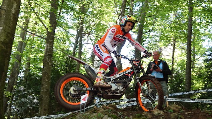 El campió del món de trial, Toni Bou, a Camprodon