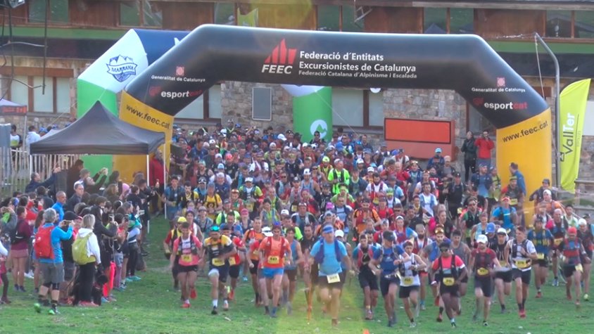 Sortida de la Marrana Skyrace a Vallter