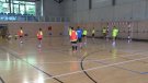 La selecció catalana de futbol sala entrena a Ripoll