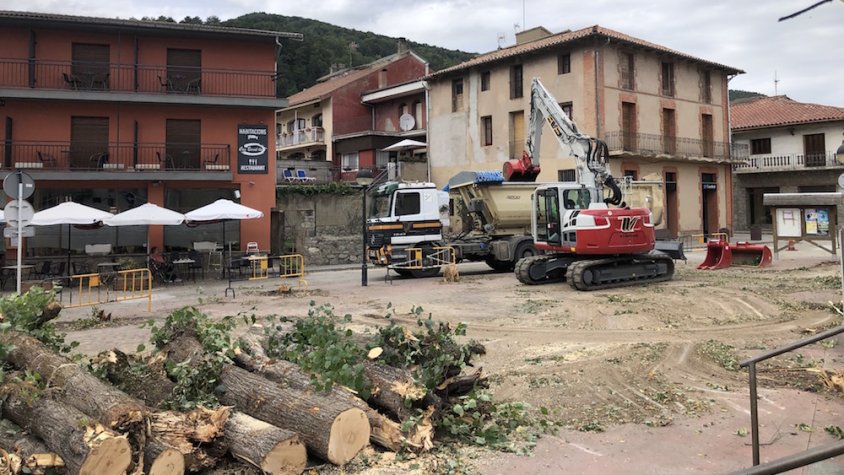 Des d'aquest dimarts, els operaris ja treballen en la reforma