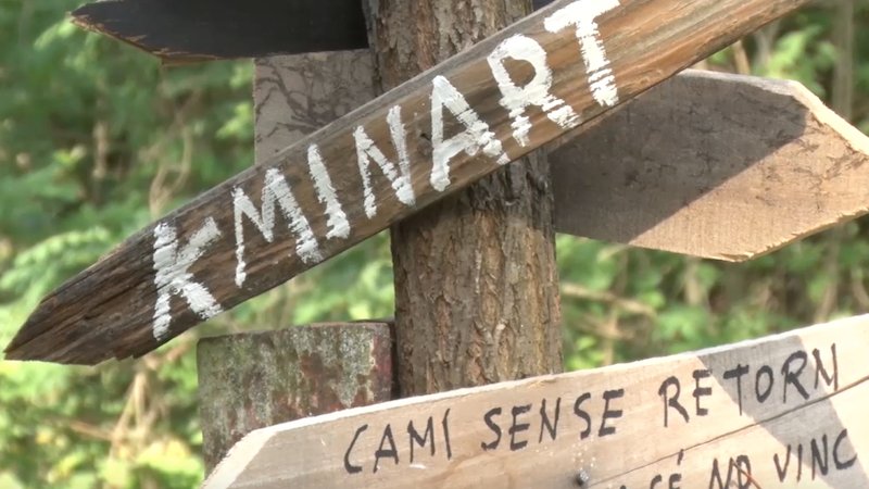 Senyals que indiquen la ruta del Kminart