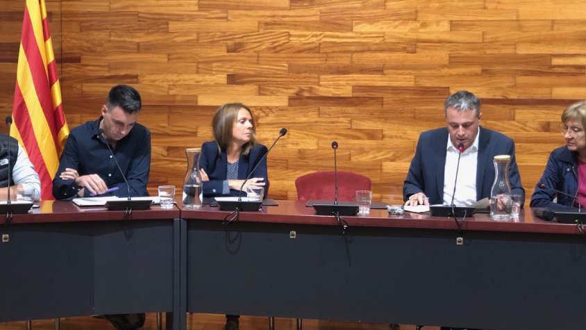 Un moment del ple d'aquest mes de setembre