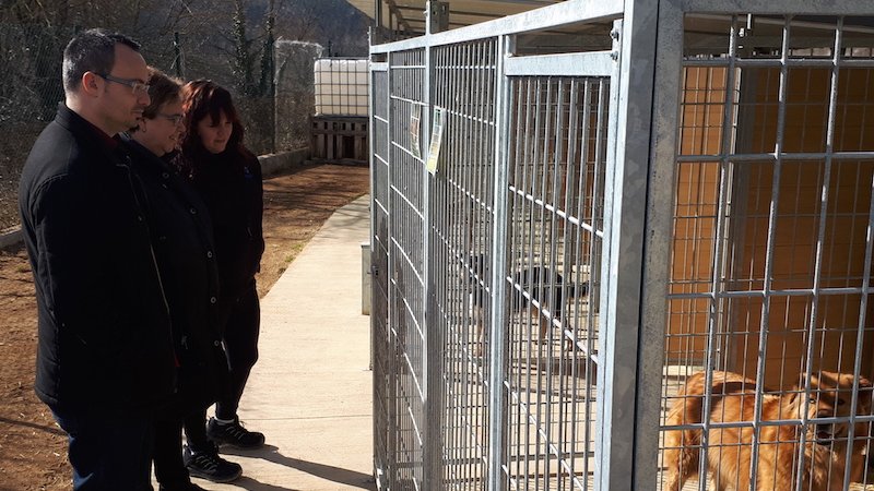 El Consell Comarcal va presentar les millores al Refugi d'Animals aquest dilluns