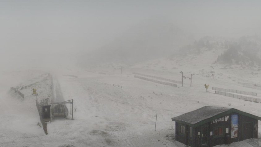 La nevada a Vallter aquest 4 de novembre