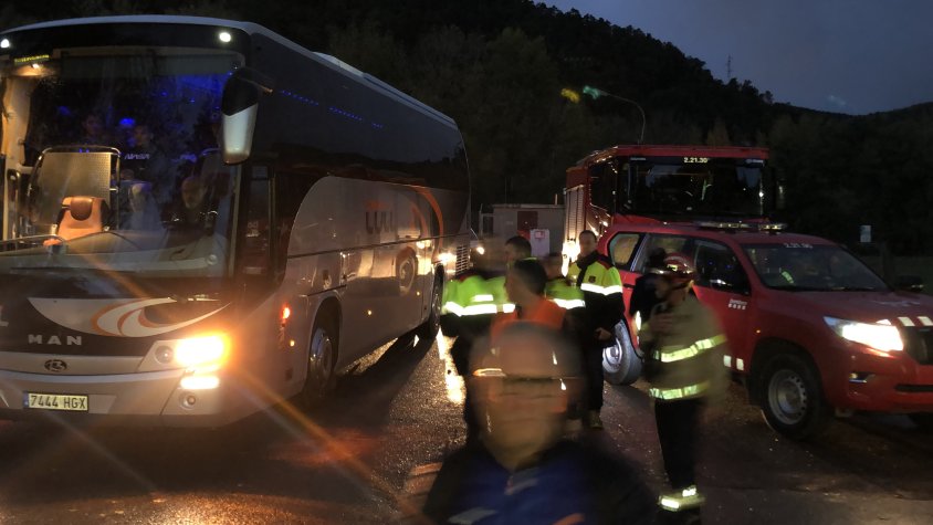 El procés de rescat que ha portat viatgers cap a l'estació