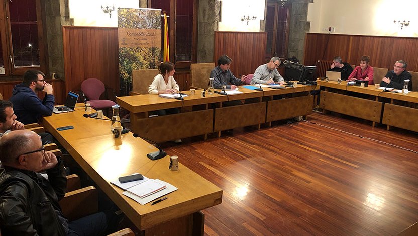 Moment del ple de novembre de Camprodon