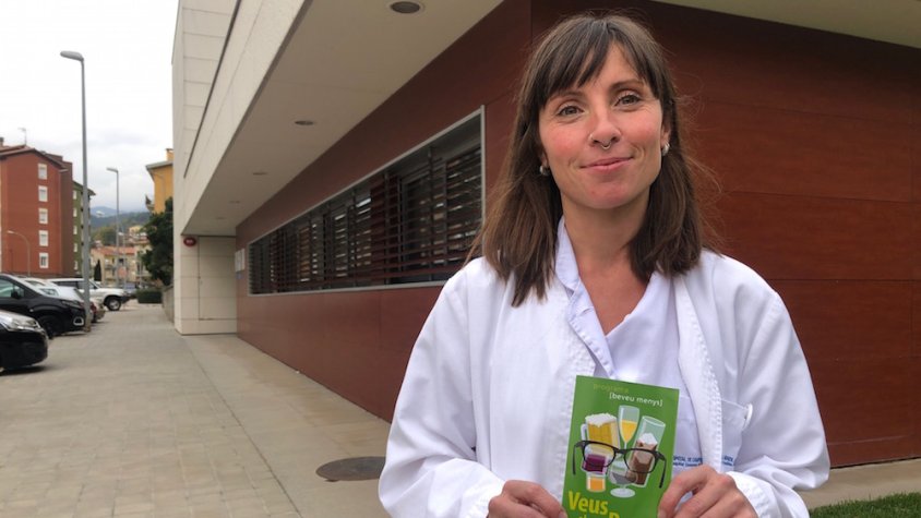 Anna Roca, infermera del CAP de Campdevànol, explica les propostes engegades