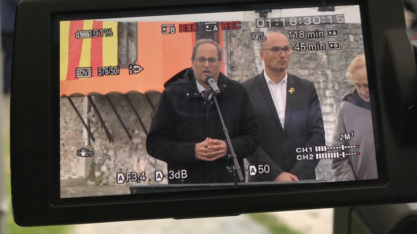 El president de la Generalitat va mantenir una reunió amb el món local aquest dijous