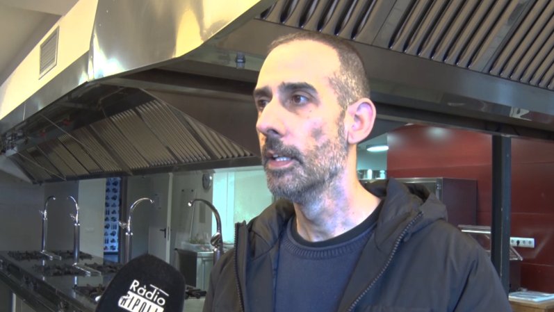 Joan Pere Sellares explicant el projecte del nou obrador compartit