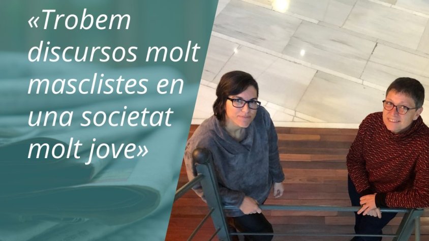 Alicia Mesas i Elisabet Ortega al CBS