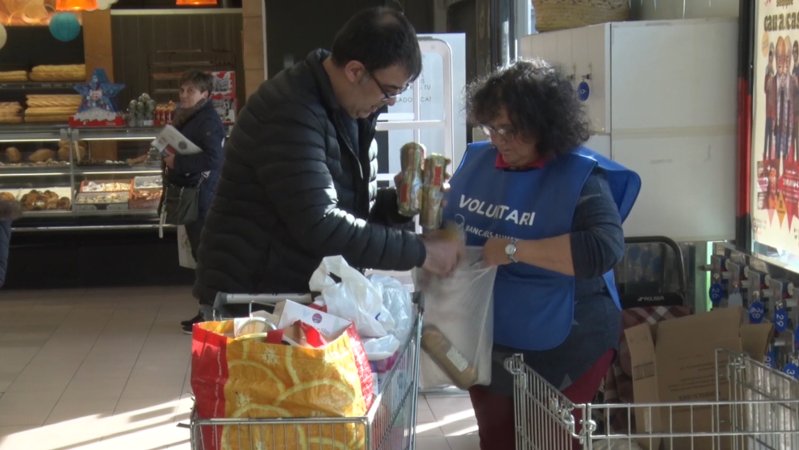 El Gran Recapte d'aquest any acumula aproximadament 2600 quilos d'aliments