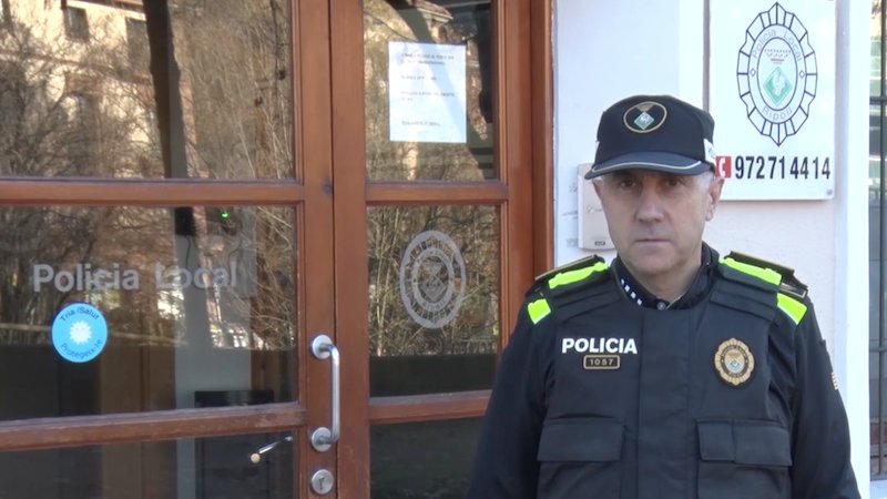 El cap de la Policia Local de Ripoll, Francesc Campayo