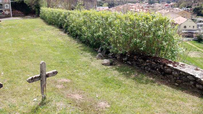 Zona de Ribes on es creu que hi ha la fossa comuna de Ribes de Freser | ACN