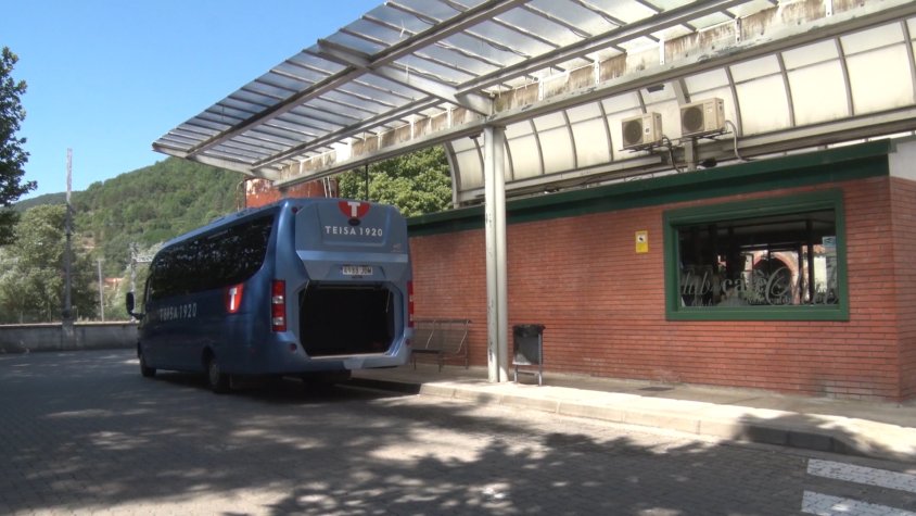 Una de les sortides dels autobusos seria des de Ripoll
