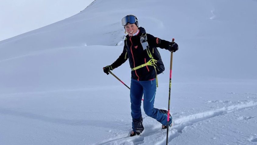 Clàudia Tremps entrenant