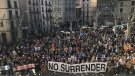 Gran concentració a Ripoll per rebutjar el judici als líders independentistes