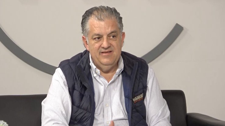 Josep Forcada en una entrevista al Magazín de Televisió del Ripollès