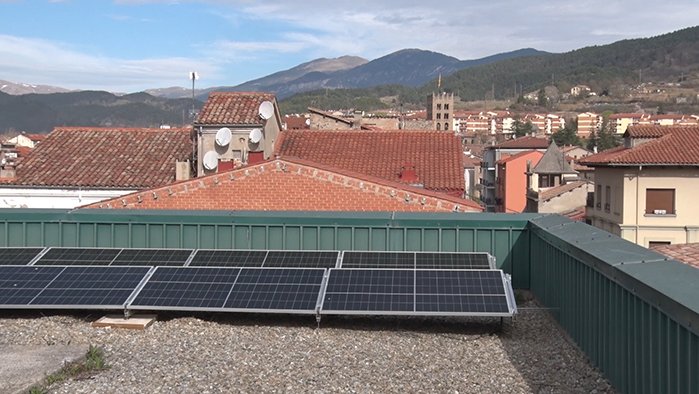 Les noves plaques solars del Consell Comarcal del ripollès