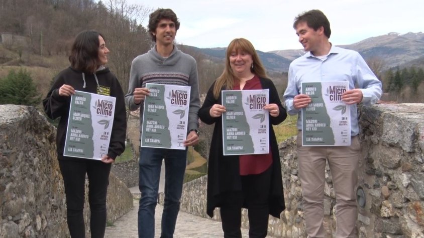 Joan Miquel Oliver i Mazoni, caps de cartell del festival Microclima de Camprodon