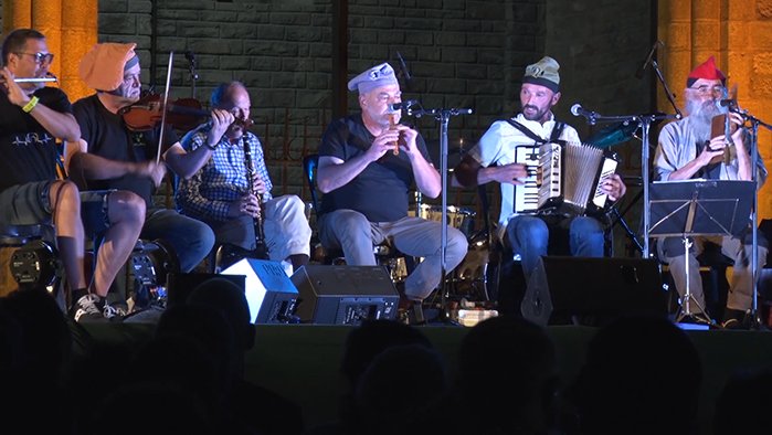 Els Randellaires, durant el concert dels 21 anys del grup