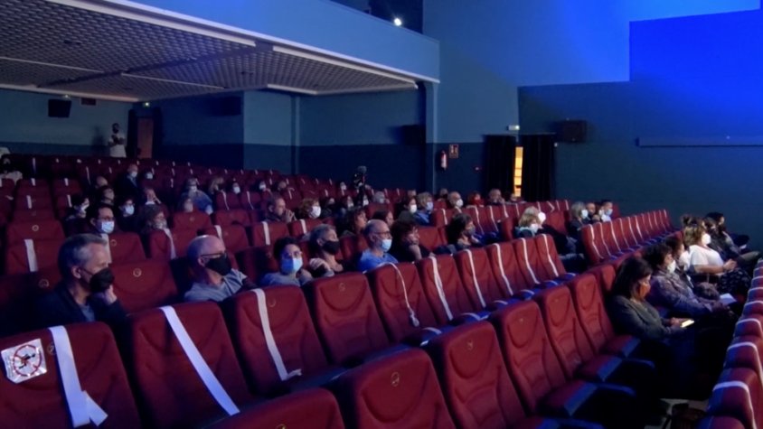 Assistents en el Festival Terra Gollut que es va fer anteriorment al teatre Comtal de Ripoll