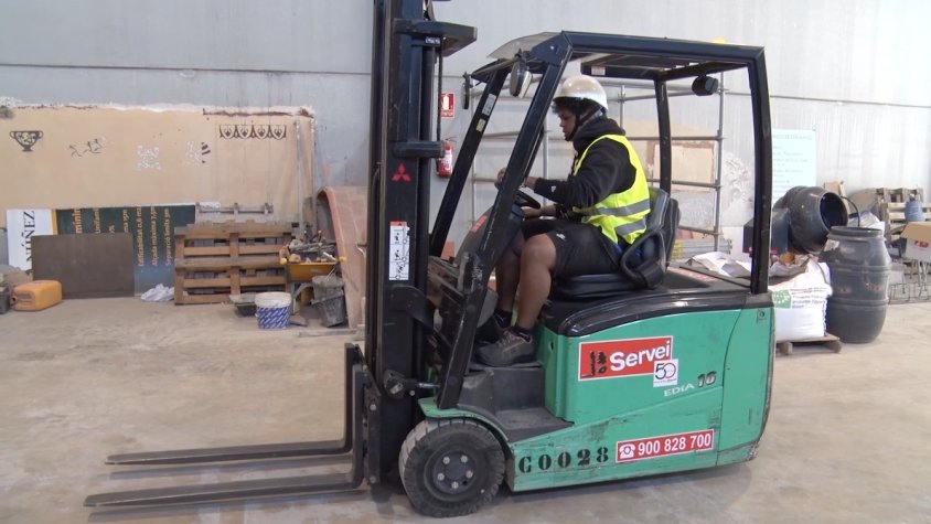 L'Agència de Desenvolupament del Ripollès forma nous operaris de magatzem