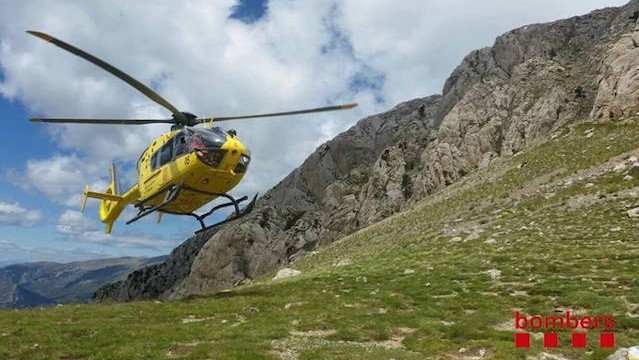 S'ha traslladat al lloc de l'accident un helicopter amb personal mèdic del SEM