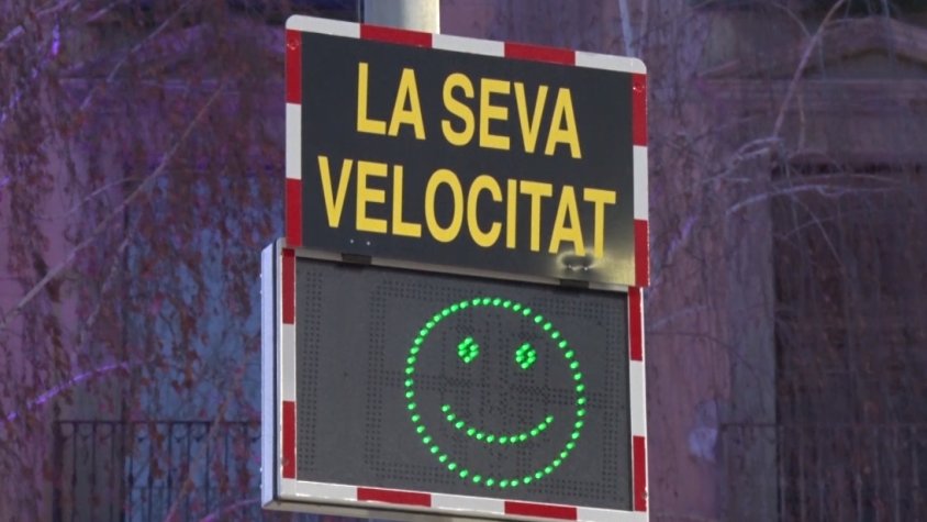 Panells informatius de velocitat instal·lats a Ripoll