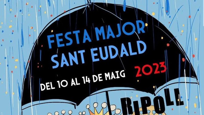 Imatge del programa de la Festa Major d’aquest any amb el lema ‘Ballarem sota la pluja’