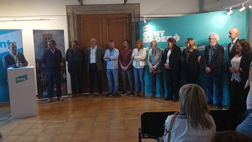 Acte de presentació dels candidats de Junts pel Ripollès