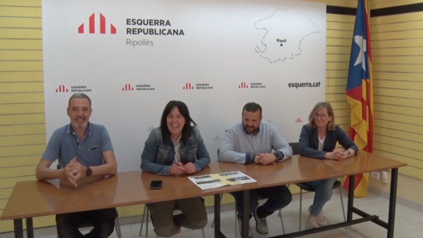 Presentació del programa d'ERC a Ripoll