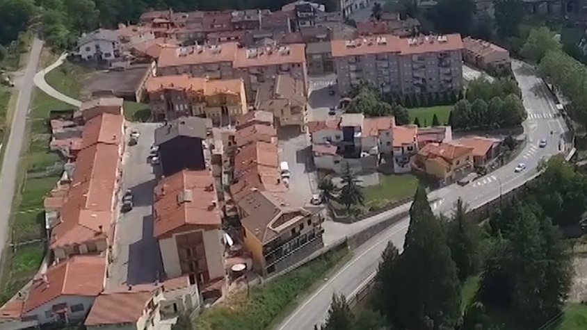 Vista de dron de la zona del Pla del Roser