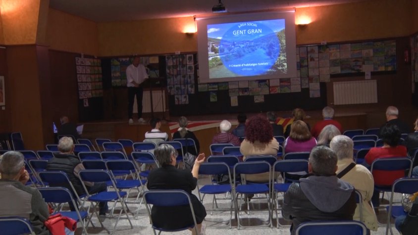 L'acte de presentació del programa per part d'Esquerra