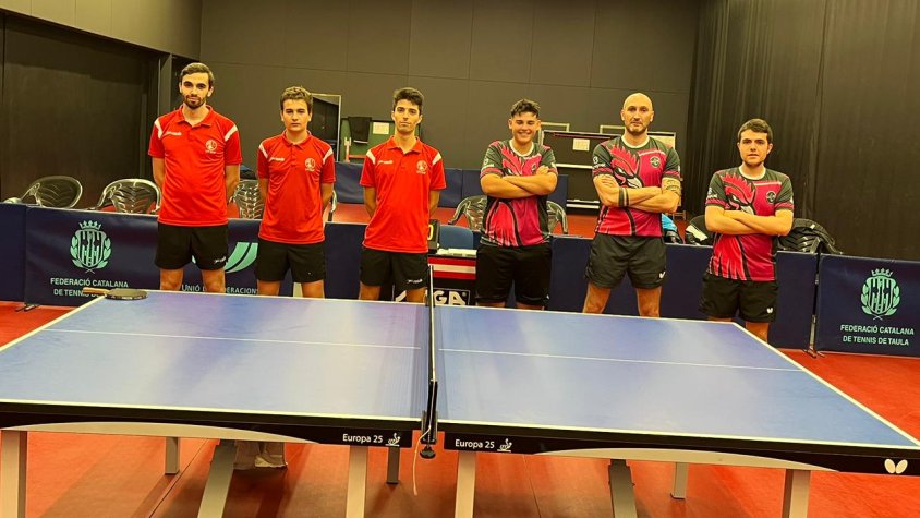 El partit de tornada entre el Club Tennis Taula Olot i el Club Tennis Taula Ripoll