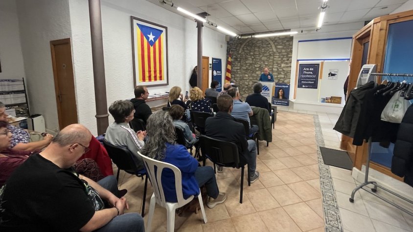 Acte d’Aliança Catalana a la seu del partit