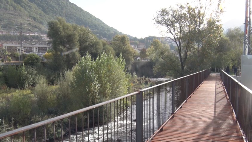 Mirador del junyent el Ter i del Freser a Ripoll