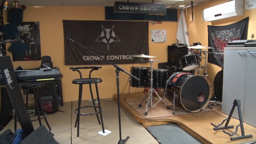 Imatge d'un dels locals d'assaig