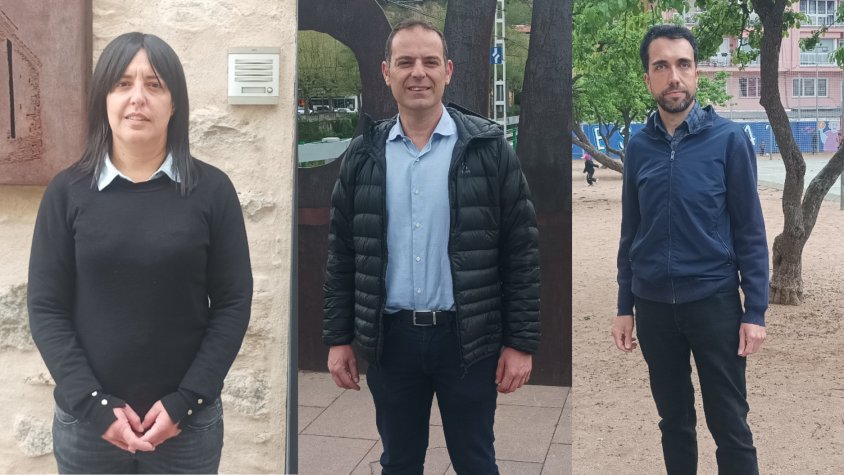 Chantal Pérez, Enric Pérez i Daniel Vilaseca són els líders de les tres formacions