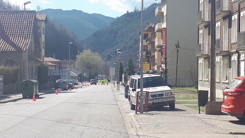 La carretera de Sant Joan és una de les vies afectades