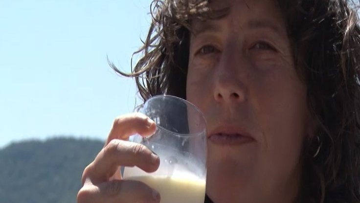 La presentació ha inclòs un tast de llet crua