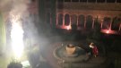 Foc, música i dansa al Monestir de Ripoll