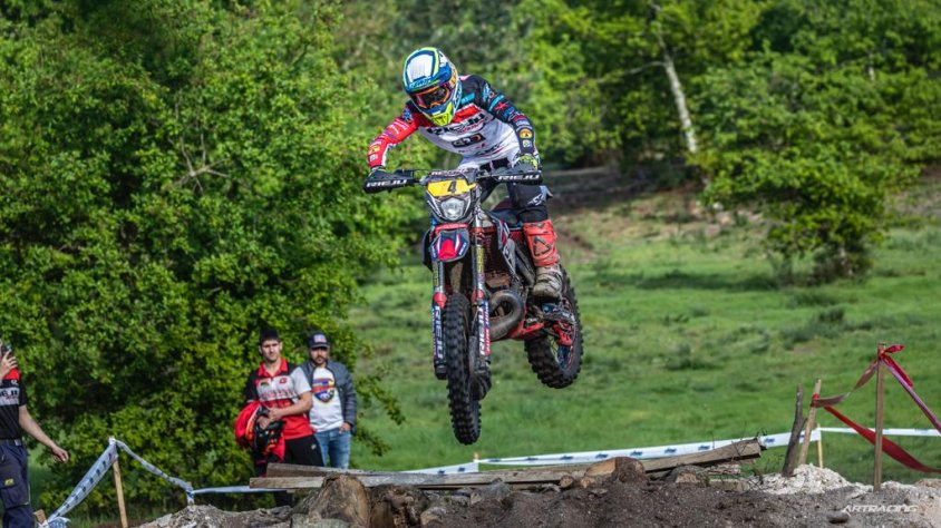 Francesc Moret en una cursa d'aquesta temporada