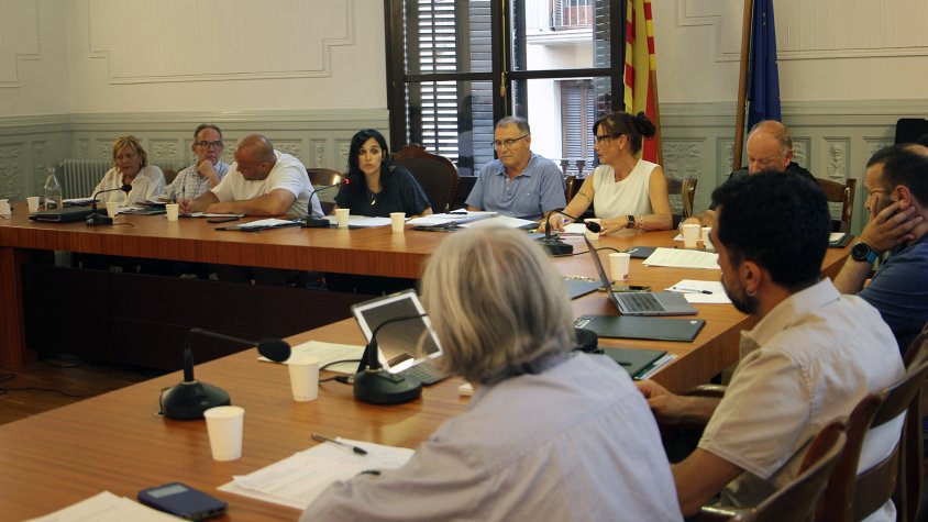 La batllessa de Ripoll, Sílvia Orriols, en una interpel·lació a Alternativa