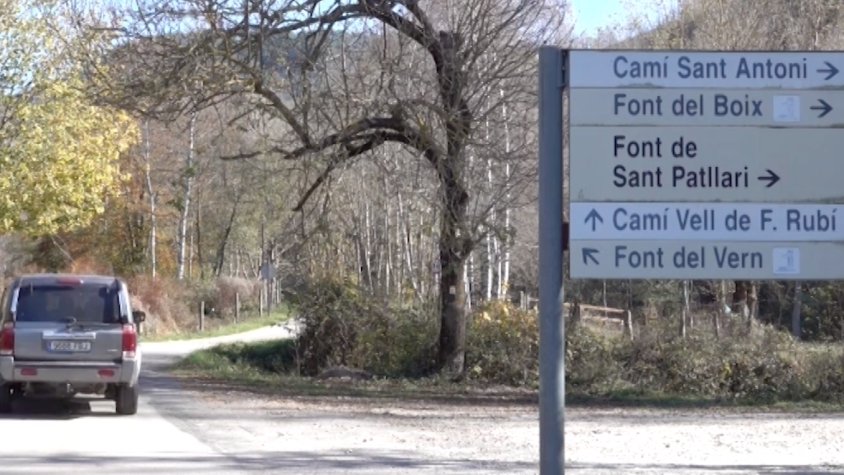 Accés de Font Rubí, a Camprodon