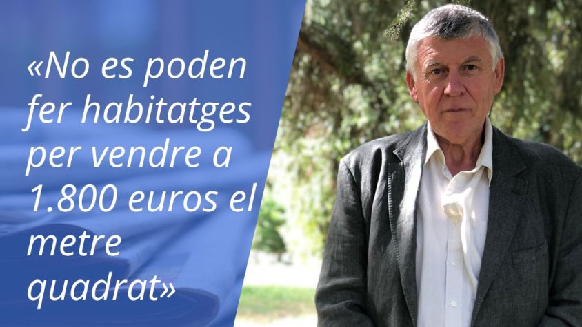 Esteve Freixas, president de la Unió d'Empresaris de la Construcció