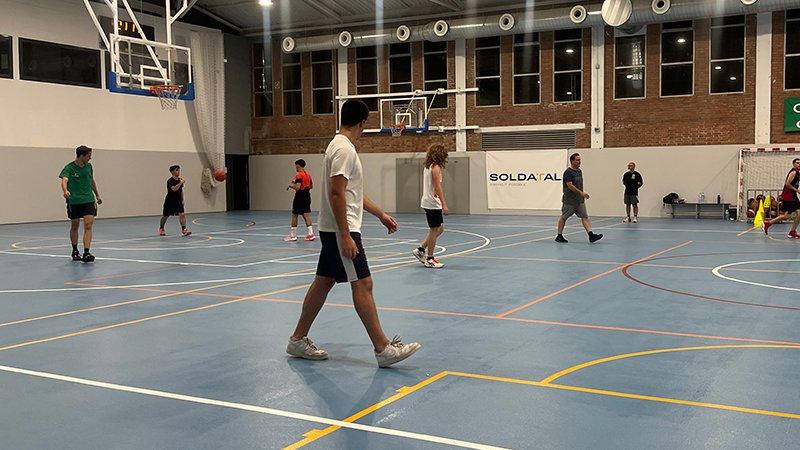 Primer entrenament del CB Campdevànol
