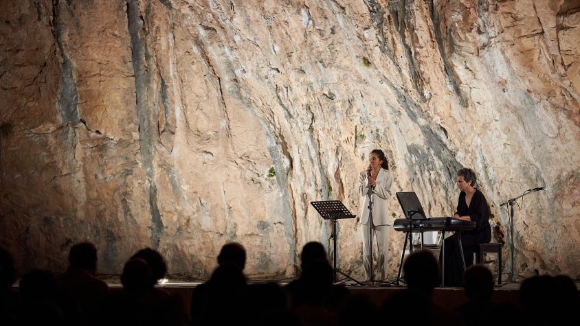 Imatge del Festival Itinera, impulsat per l’Associació de Micropobles de Catalunya i Active, al micropoble Avellanes-Santa Linya (Lleida).