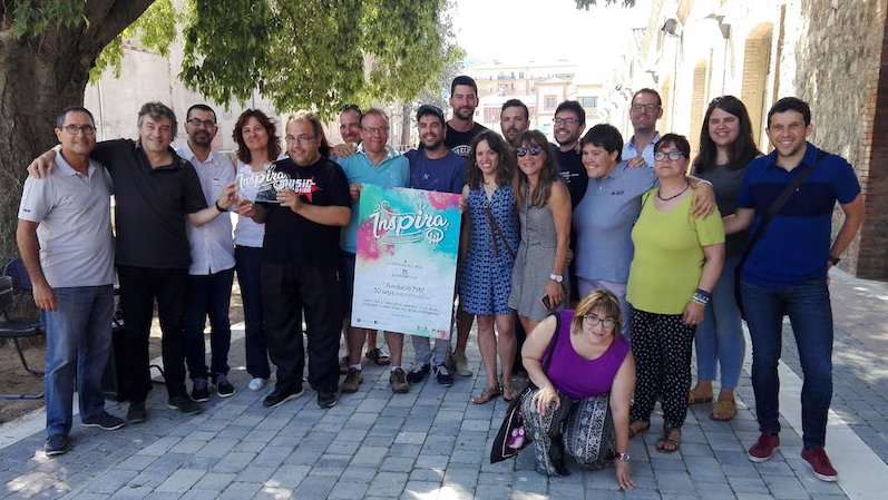 Foto de grup dels impulsors del Festival Inspira